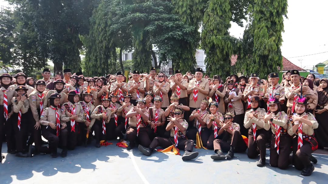 SMPN 1 Kota Jambi Kukuhkan Pramuka Penggalang Garuda, Simbol Generasi Teladan