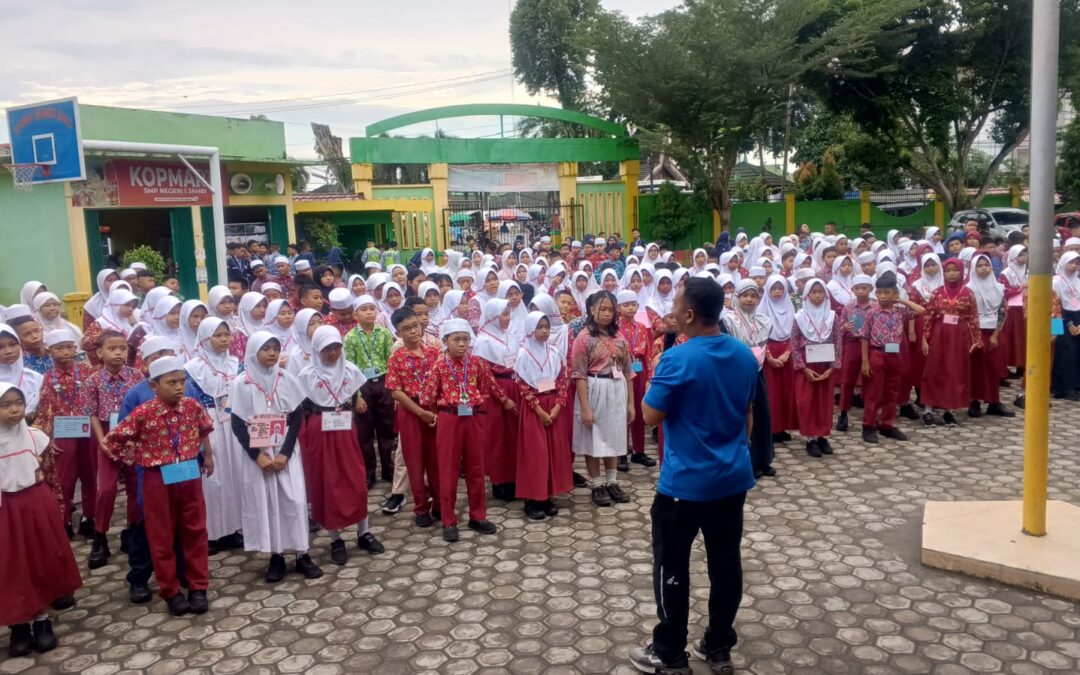 Hari Kedua MPLS di SMPN 1 Kota Jambi: Membangun Karakter dan Mengenal Lingkungan Sekolah
