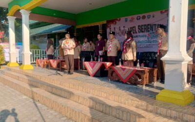 Walikota Jambi Pimpin Apel Gerakan Pramuka Go To School di SMP Negeri 001 Kota Jambi