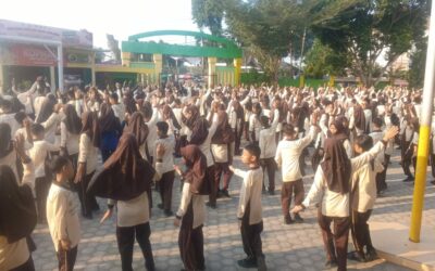 Pertemuan Pagi Ceria Serentak dalam Rangka Hari Anak Nasional 2025 di SMP Negeri 001 Jambi