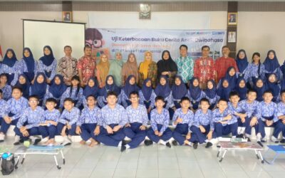 SMP Negeri 001 Kota Jambi Jadi Tuan Rumah Uji Keterbacaan Buku Cerita Anak Dwibahasa Bersama Balai Bahasa Provinsi Jambi